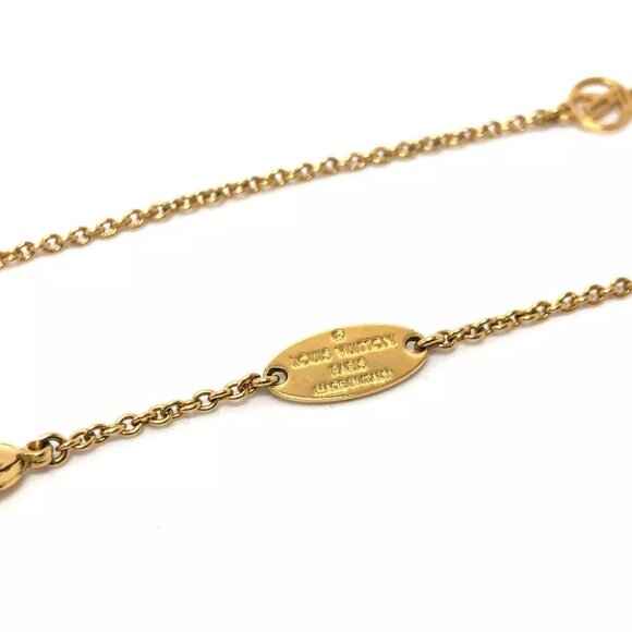 LOUIS VUITTON LV circle Essential V Pendant Necklace - Picture 9 of 11